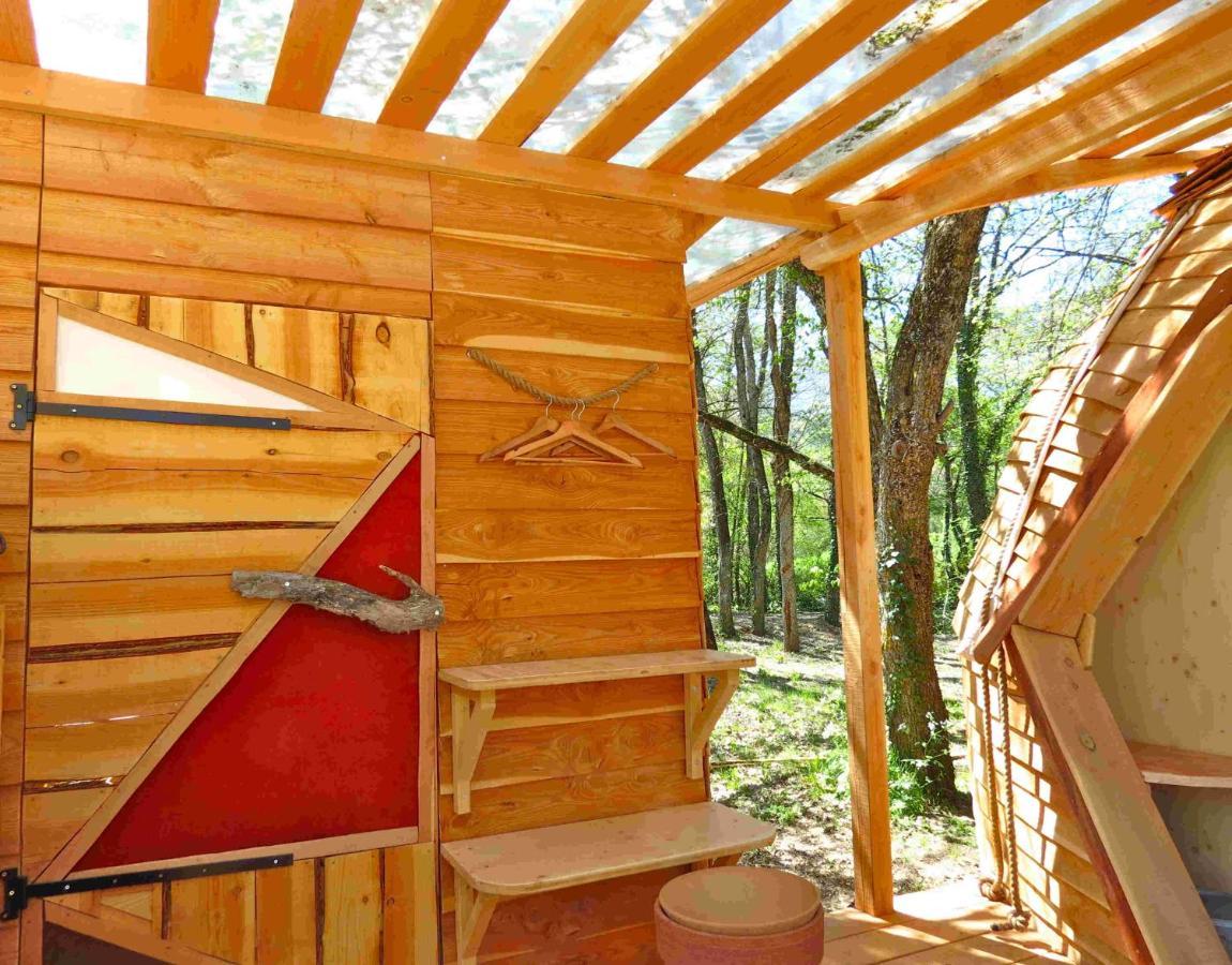 Habitat Createur - Hebergements Insolites Au Camping Municipal "Les Ecureuils" Recoubeau-Jansac Екстер'єр фото